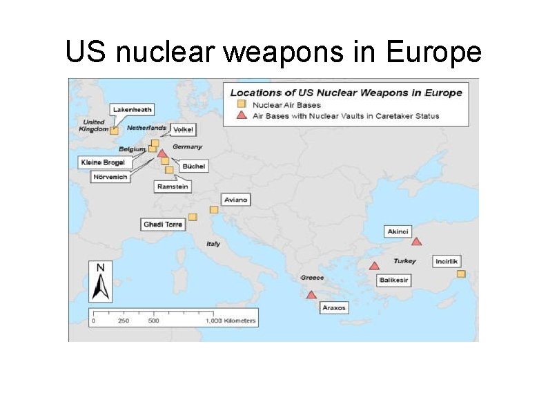 US nuclear weapons in Europe 