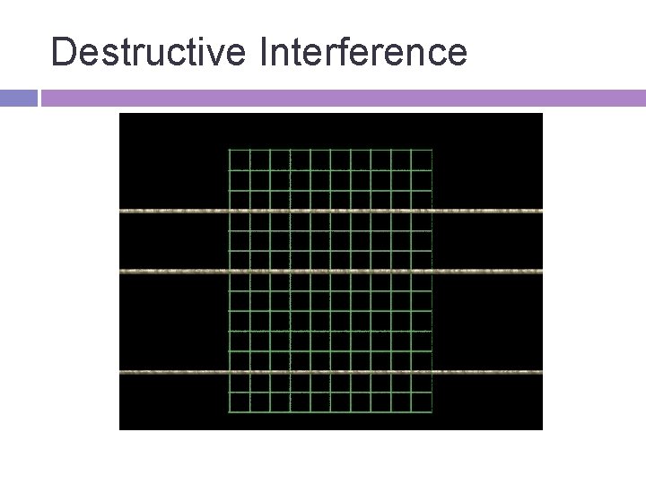 Destructive Interference 