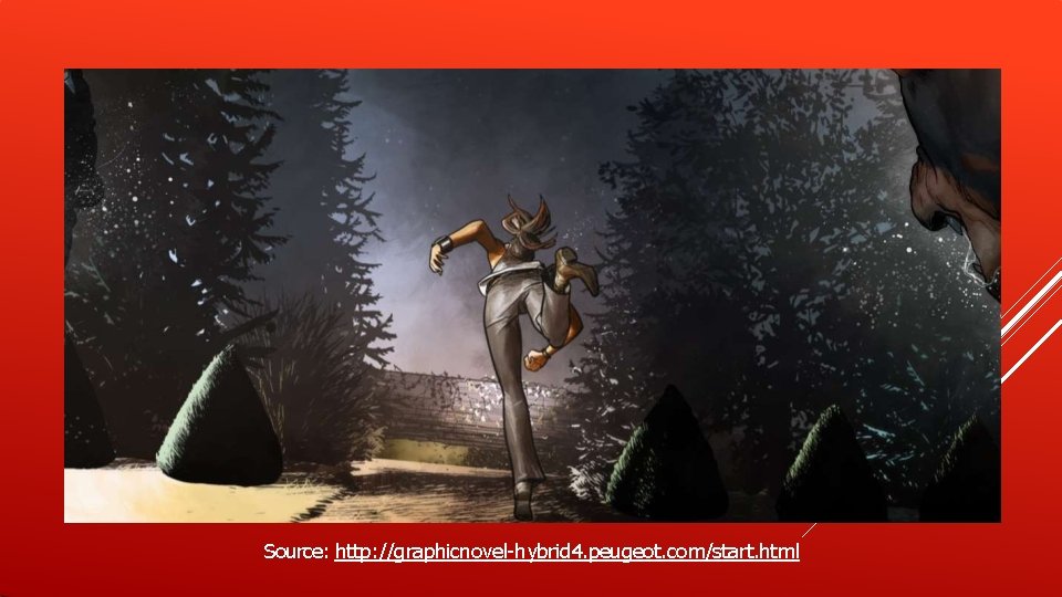 Source: http: //graphicnovel-hybrid 4. peugeot. com/start. html Source: http: //graphicnovel-hybrid 4. peugeot. com/start. html