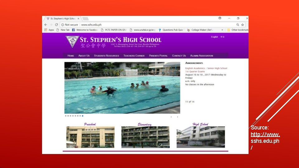 Source: http: / / www. sshs. edu. ph / Source: http: / / www. sshs. edu. ph /