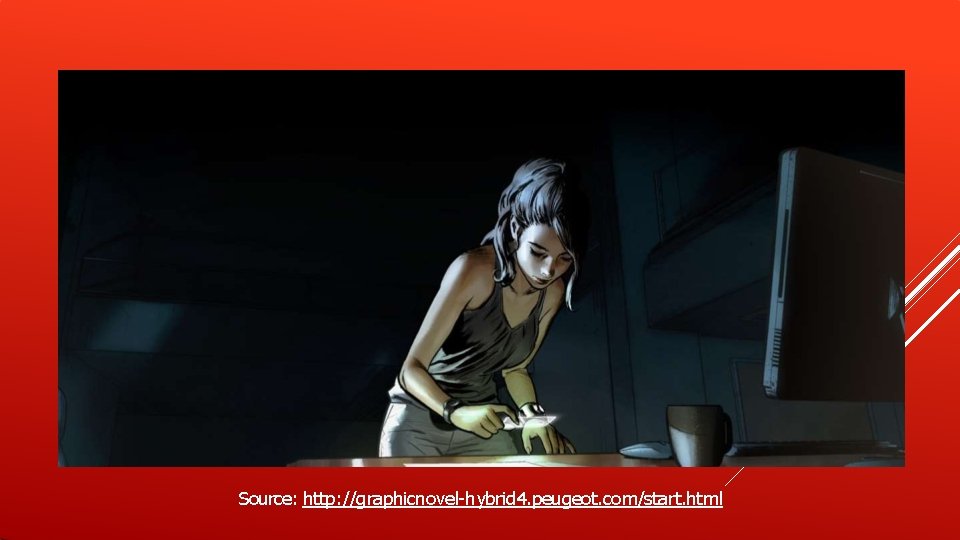 Source: http: //graphicnovel-hybrid 4. peugeot. com/start. html Source: http: //graphicnovel-hybrid 4. peugeot. com/start. html