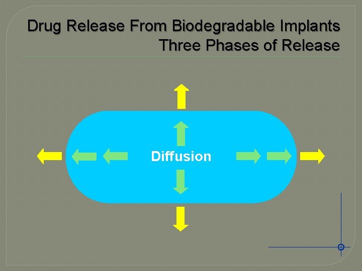 Drug Release From Biodegradable Implants Three Phases of Release Diffusion 