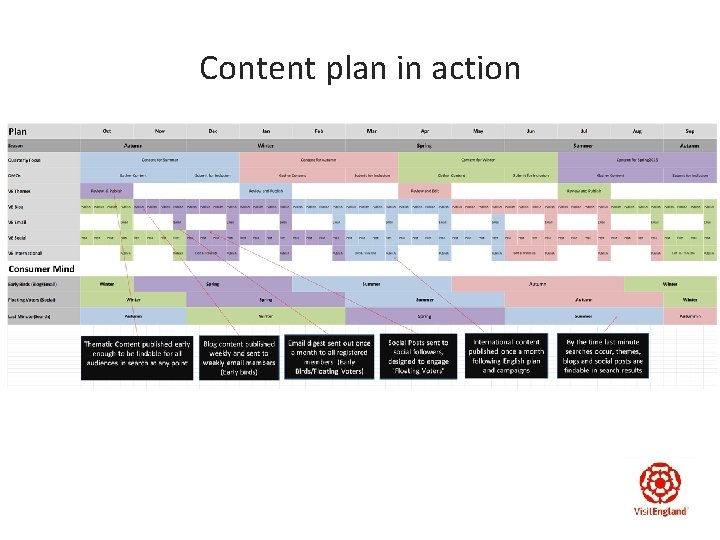 Content plan in action 