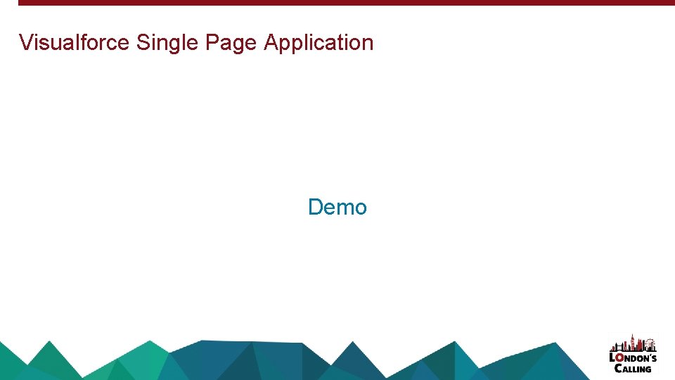 Visualforce Single Page Application Demo Visualforce Single Page Application Demo
