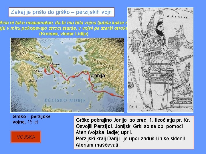 Zakaj je prišlo do grško – perzijskih vojn ihče ni tako nespameten, da bi