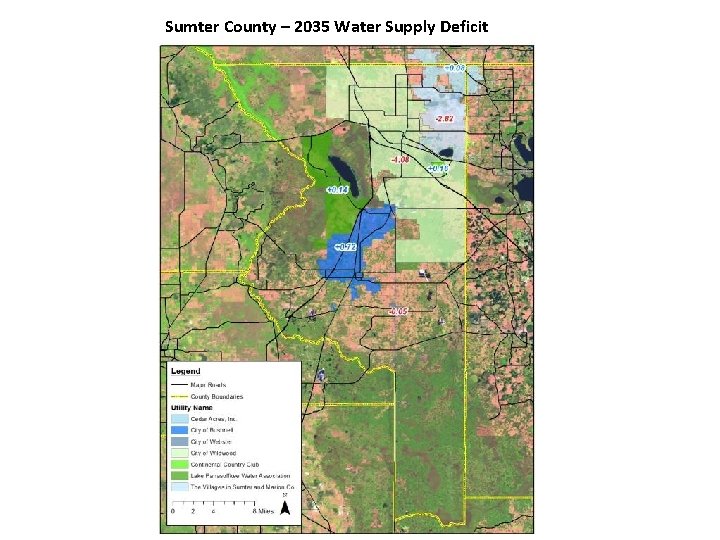 Sumter County – 2035 Water Supply Deficit 