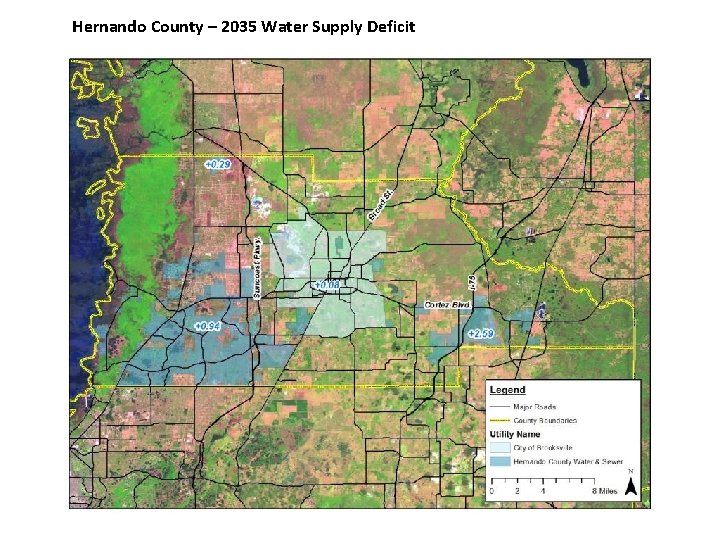 Hernando County – 2035 Water Supply Deficit 