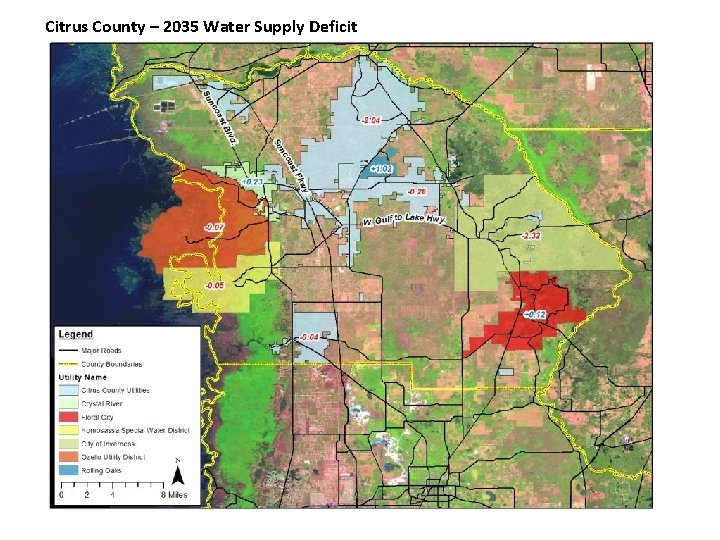 Citrus County – 2035 Water Supply Deficit 