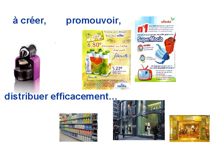 à créer, promouvoir, distribuer efficacement… 