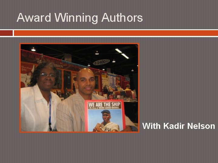 Award Winning Authors With Kadir Nelson 