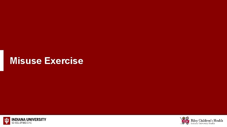 Misuse Exercise 