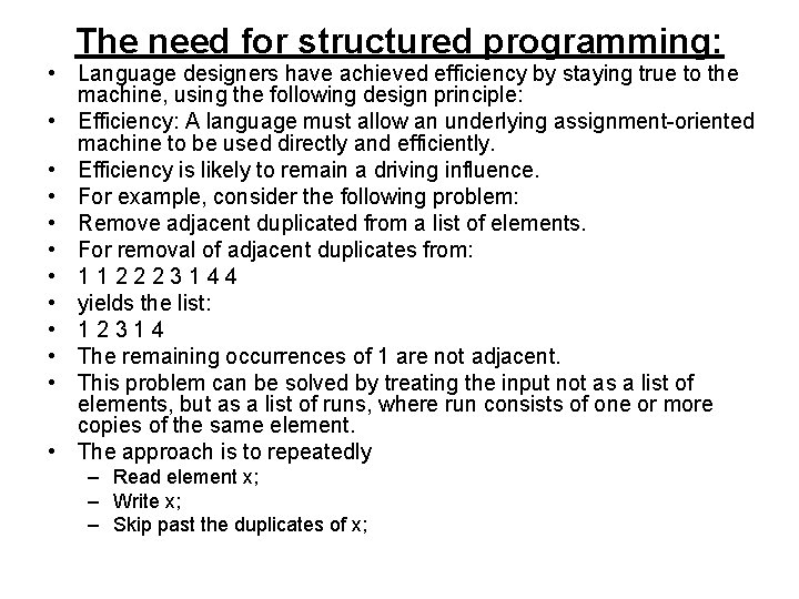 COMPILER CONSTRUCTION WEEK3 INTRODUCTION TO STATEMENTS AND TYPES