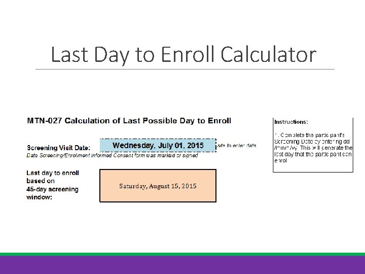 Last Day to Enroll Calculator 