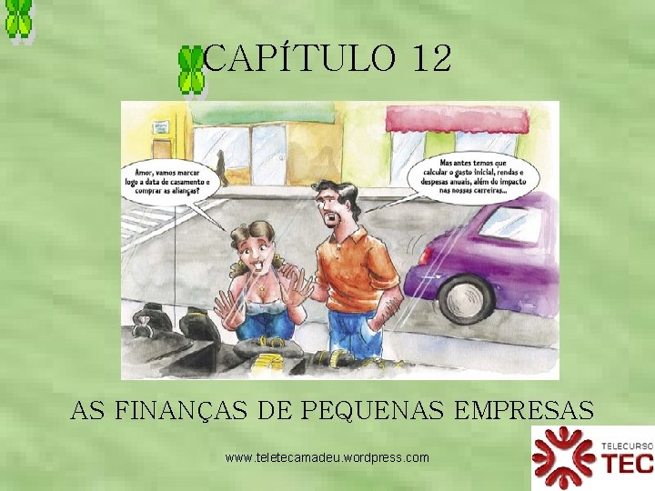 CAPÍTULO 12 AS FINANÇAS DE PEQUENAS EMPRESAS www. teletecamadeu. wordpress. com 