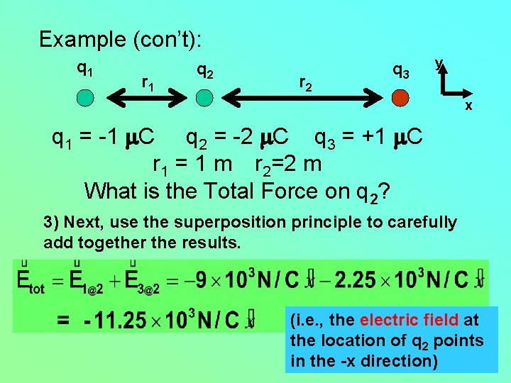 Example (con’t): q 1 r 1 q 2 r 2 q 3 y x