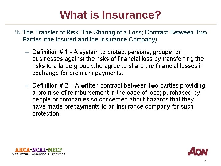 Insurance Risk Management 101 Insurance Risk Management 101