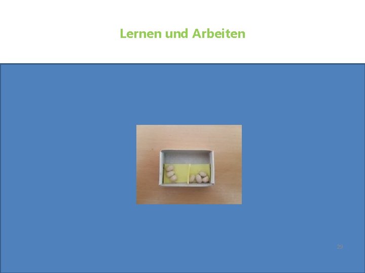 Lernen und Arbeiten 29 