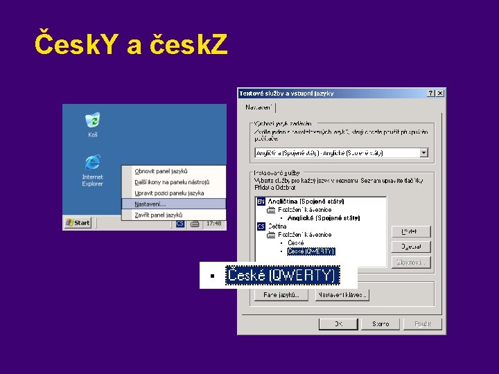 Česk. Y a česk. Z 