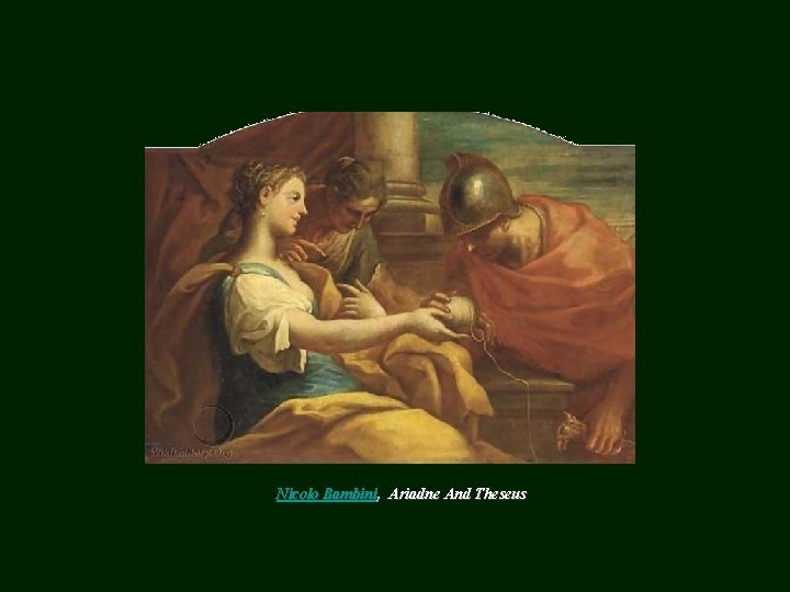 Nicolo Bambini, Ariadne And Theseus Nicolo Bambini, Ariadne And Theseus