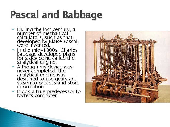 History of Computers Dont let this happen to