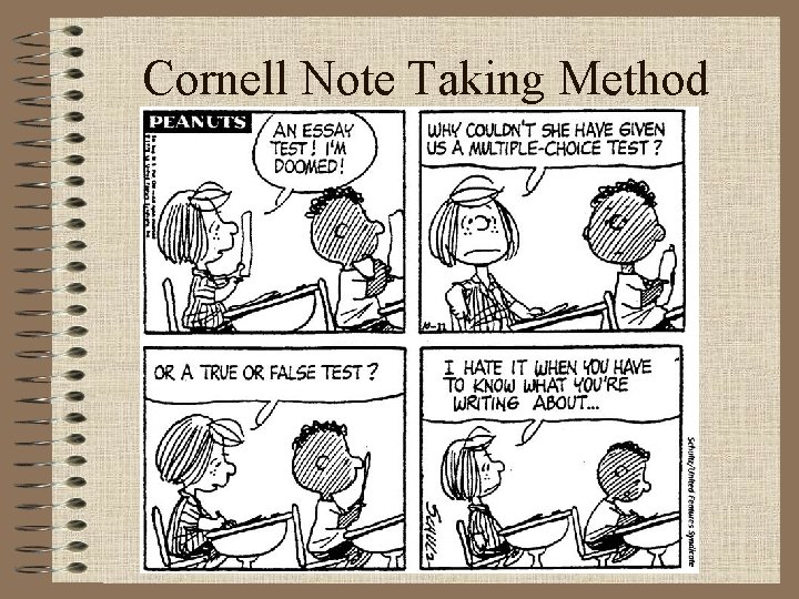 Cornell Note Taking Method 