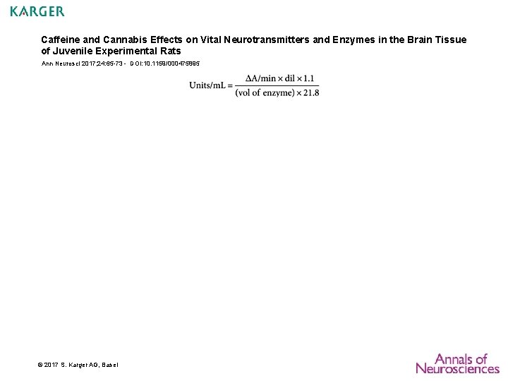 Caffeine and Cannabis Effects on Vital Neurotransmitters and Enzymes in the Brain Tissue of