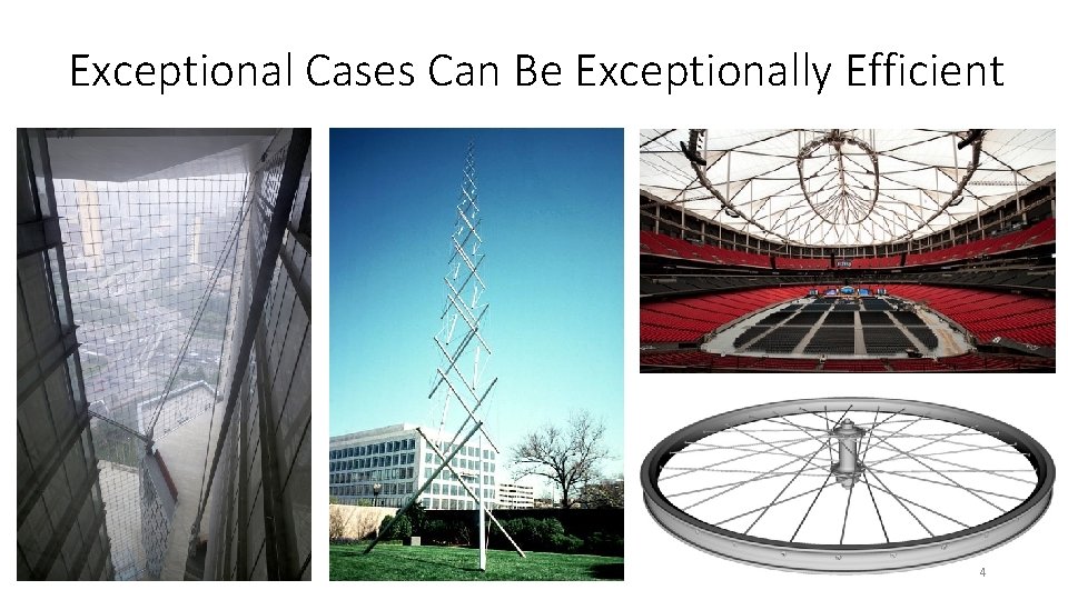 Exceptional Cases Can Be Exceptionally Efficient 4 Exceptional Cases Can Be Exceptionally Efficient 4