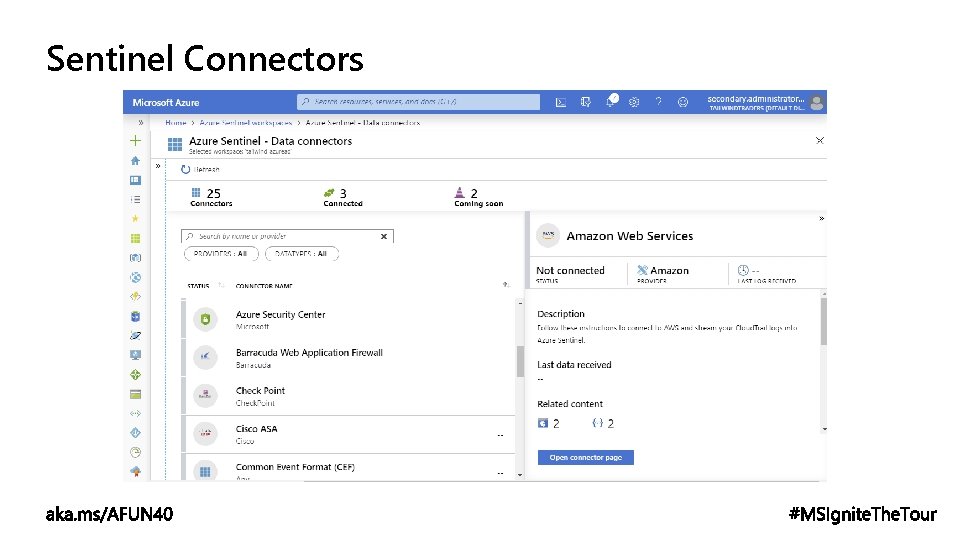 Sentinel Connectors 