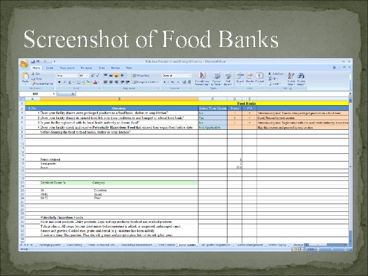 Screenshot of Food Banks 