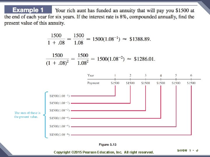 Copyright © 2015 Pearson Education, Inc. All right reserved. Slide 1 - 3 