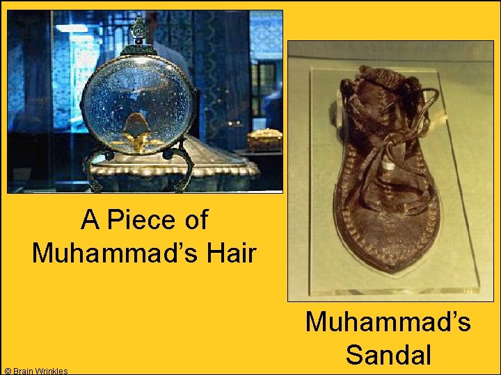 A Piece of Muhammad’s Hair © Brain Wrinkles Muhammad’s Sandal 