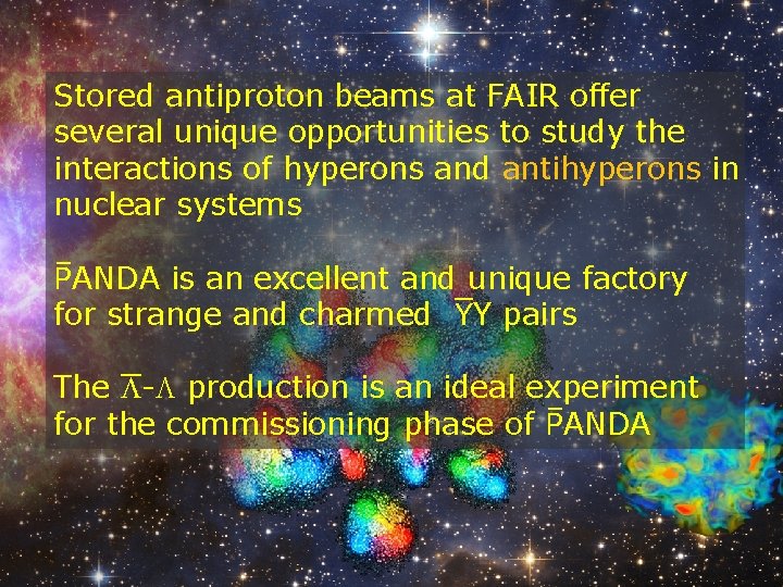 Stored antiproton beams at FAIR offer several unique opportunities to study the interactions of