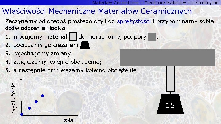 Materiały Ceramiczne – Tlenkowe Materiały Konstrukcyjne Właściwości Mechaniczne Materiałów Ceramicznych Zaczynamy od czegoś prostego