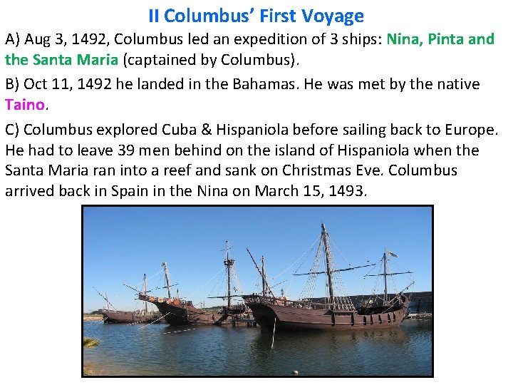 Aim How should we remember Christopher Columbus Do