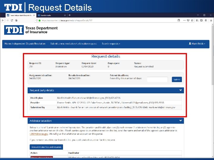 Request Details 