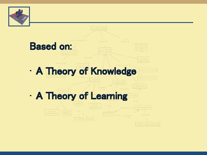 Based on: • A Theory of Knowledge • A Theory of Learning 