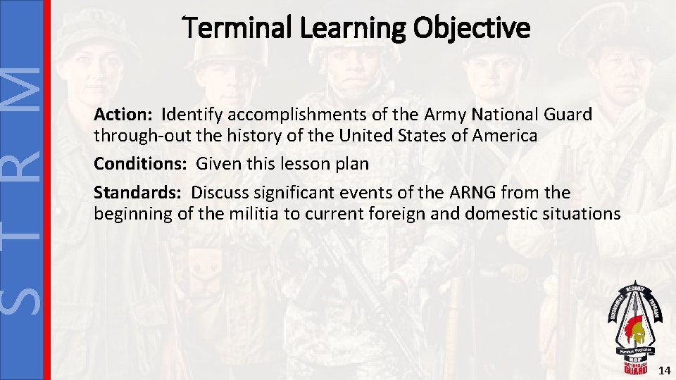 History of the Army National Guard SOLDIER TRAINING