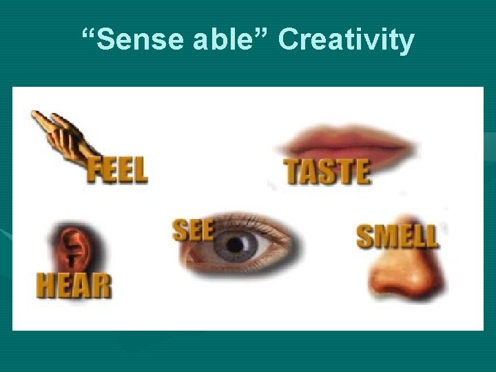 “Sense able” Creativity 