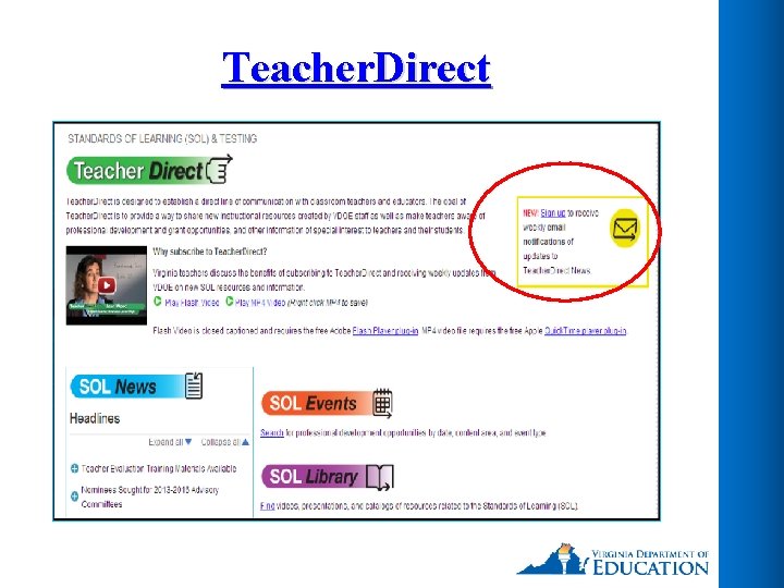 Teacher. Direct 