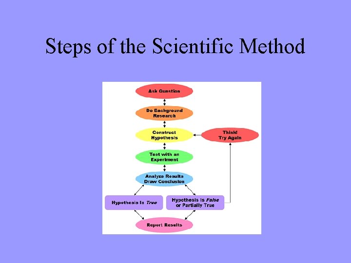Steps of the Scientific Method 