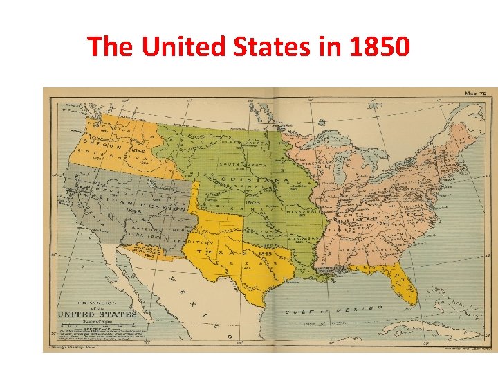 The United States in 1850 