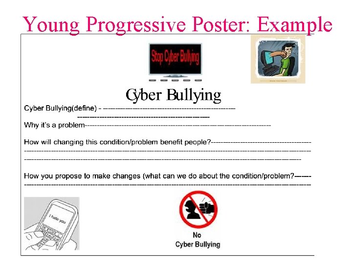 Young Progressive Poster: Example 