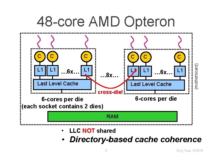 48 -core AMD Opteron C L 1 … 6 x… L 1 … 8