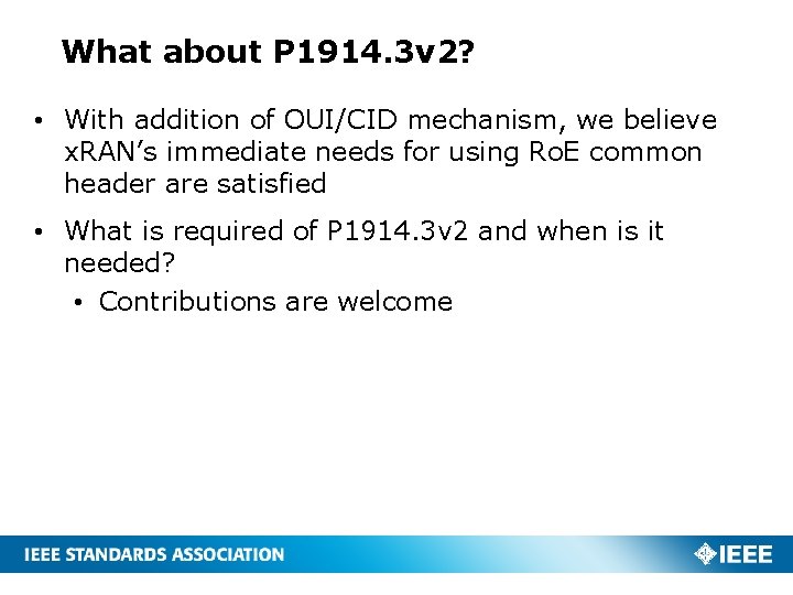 What about P 1914. 3 v 2? • With addition of OUI/CID mechanism, we