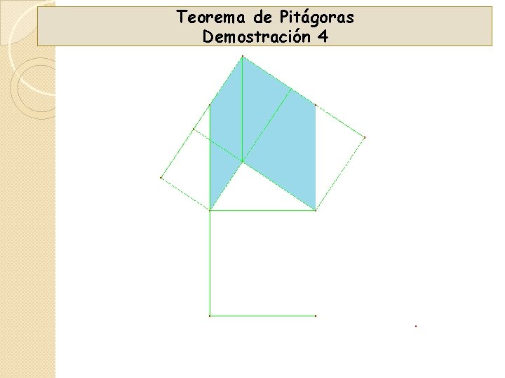 Teorema de Pitágoras Demostración 4 