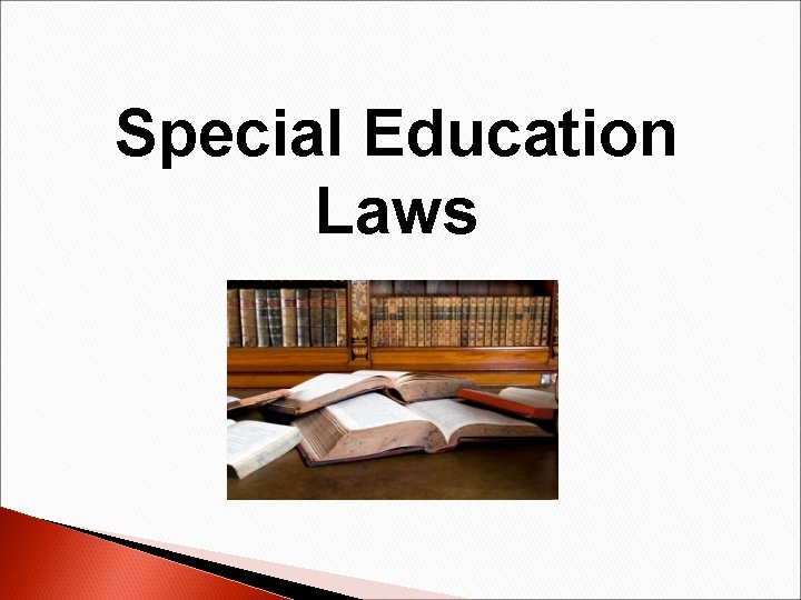 Special Education Laws 