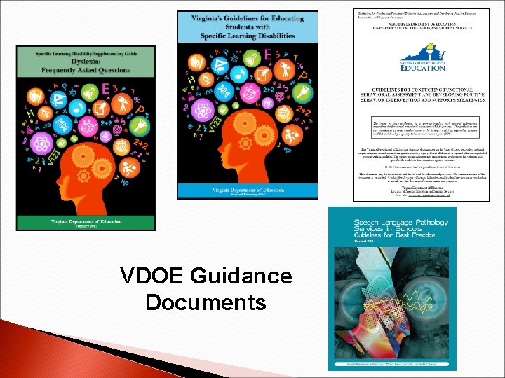 VDOE Guidance Documents 