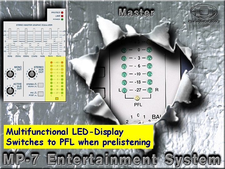 Master LED Multifunctional LED-Display Switches to PFL when prelistening 