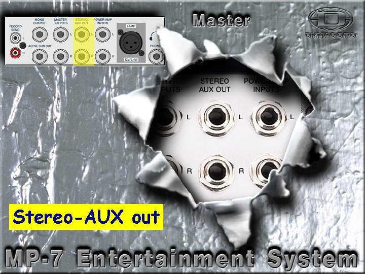 Break-2 Stereo-AUX out 