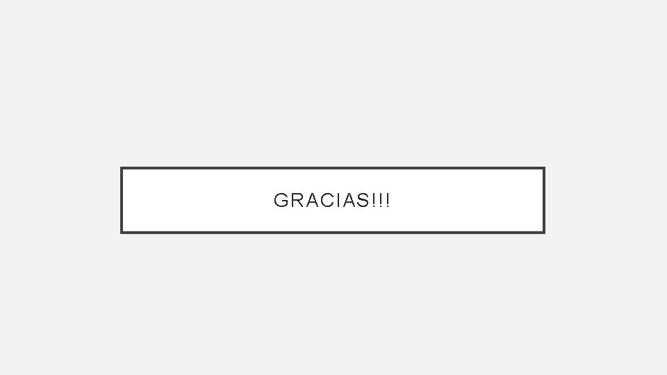 GRACIAS!!! 